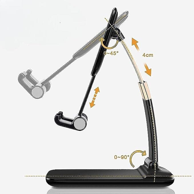 Placehap Mobile Holder, Foldable Portable Phone Stand Holder, Universal Mobile Stand, Adjustable Mobile Phone and Tab Holder Stand Placehap Mobile Holder, Foldable Portable Phone Stand Holder, Universal Mobile Stand, Adjustable Mobile Phone and Tab Holder Stand